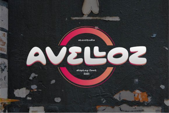 Avelloz: A Vintage Display Font