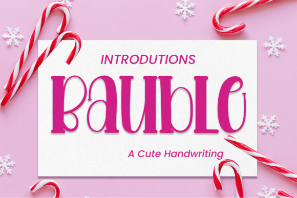 Bauble: A Fun Display Font for Web Design