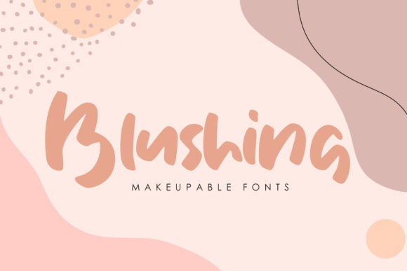 Blushing: A Bold, Expressive Display Font