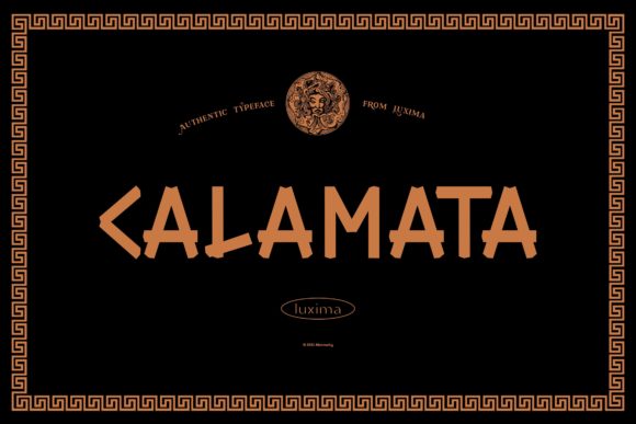 Calamata: A Playful Display Font