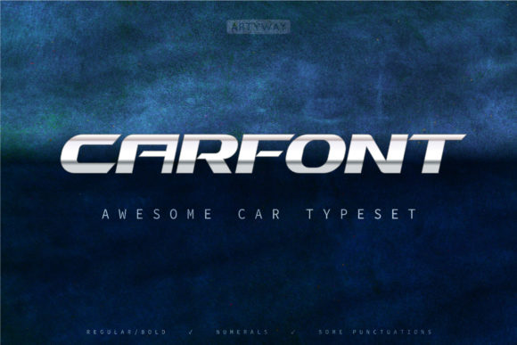 Car Font: Bold & Professional