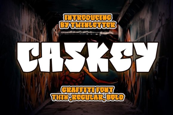 Caskey: A Bold Display Font for Impactful Design