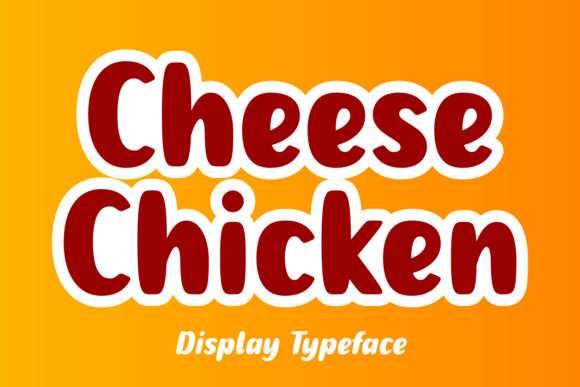 Cheese Chicken Font for Web Design