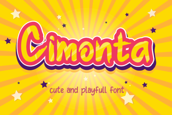 Cimonta: A Cool Display Font for Creative Projects