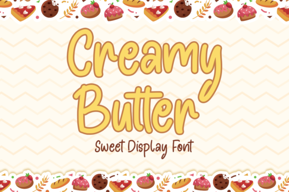 Creamy Butter: A Bold Display Font