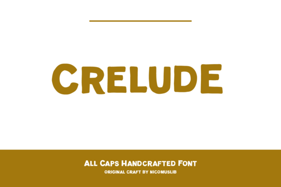 Crelude: A Bold Display Font for Web Design