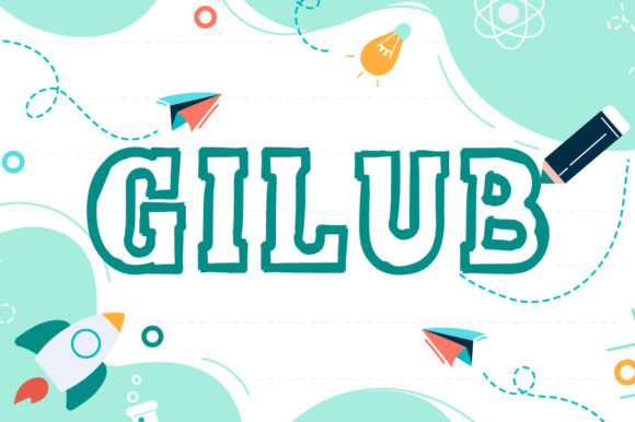 Gilub: A Bold Display Font for Web Design
