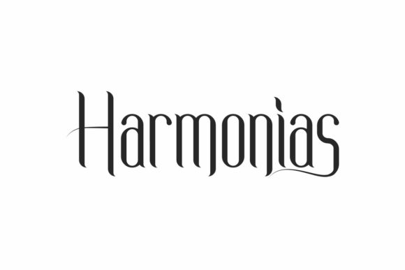 Harmonias: A Delicate Display Font