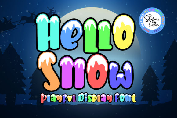 Hello Snow Font for Business Branding