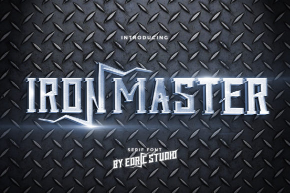 Iron Master: A Bold Font for Digital Campaigns
