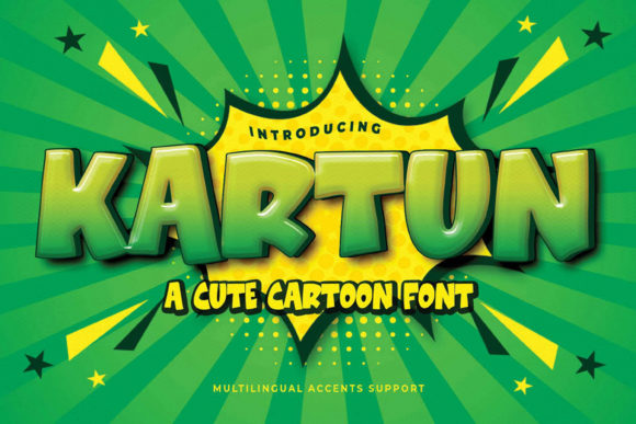 Kartun: A Friendly Display Font for Creative Projects