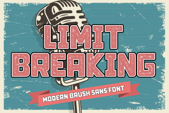 Limit Breaking: A Bold Display Font