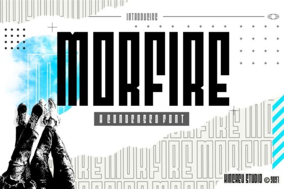 Morfire: A Bold Display Font