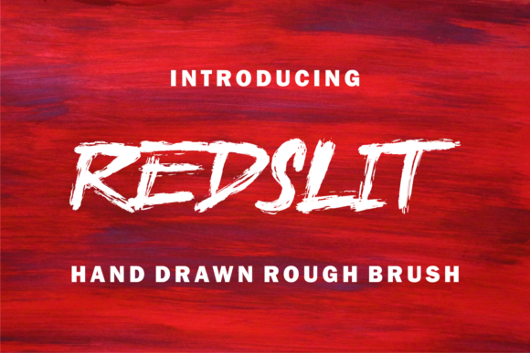 Redslit: A Cool Display Font
