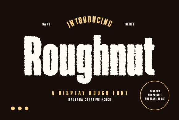 Roughnut: A Bold Display Font for Web Design