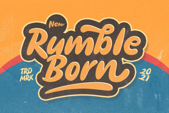Rumble Born: A Bold Font for Impactful Campaigns