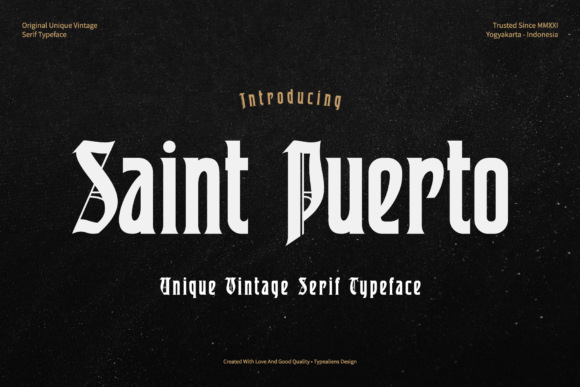 Saint Puerto Font for Web Design