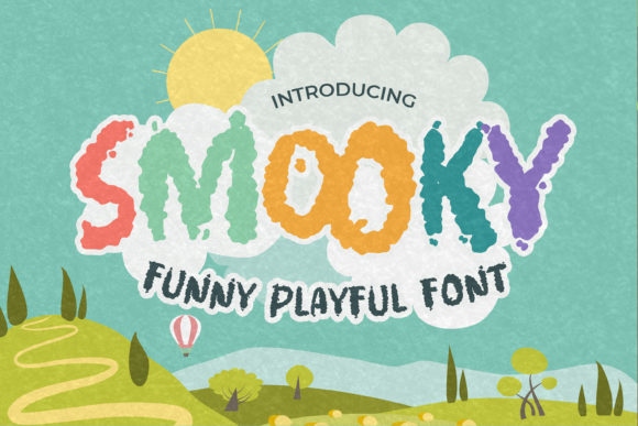 Smooky Font: Playful Typography for Editorial Design