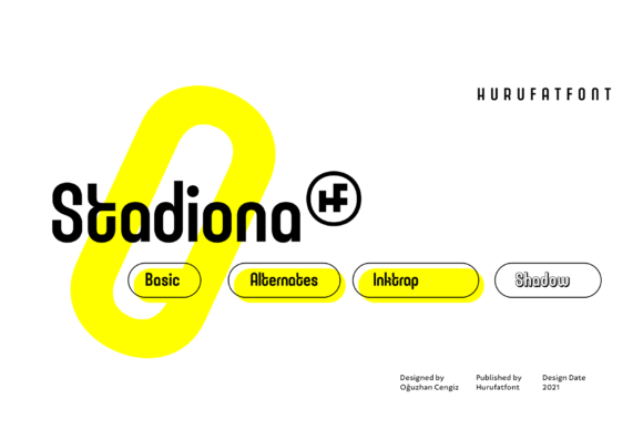 Stadiona: A Cool Display Font for Creative Projects
