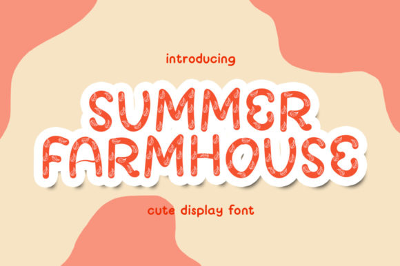 Summer Farmhouse Font for Bold Campaigns