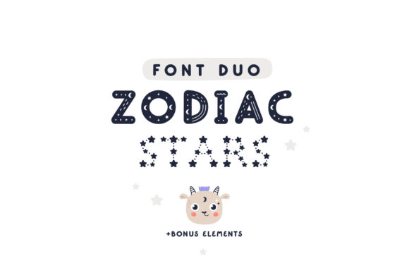 Zodiac Stars Font for Creative Projects