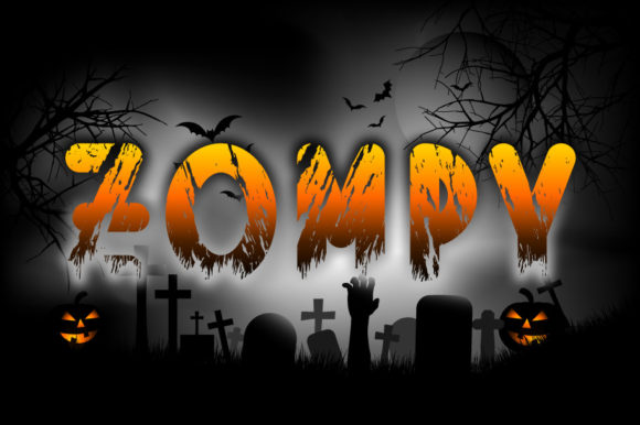 Zompy: A Halloween-Inspired Display Font